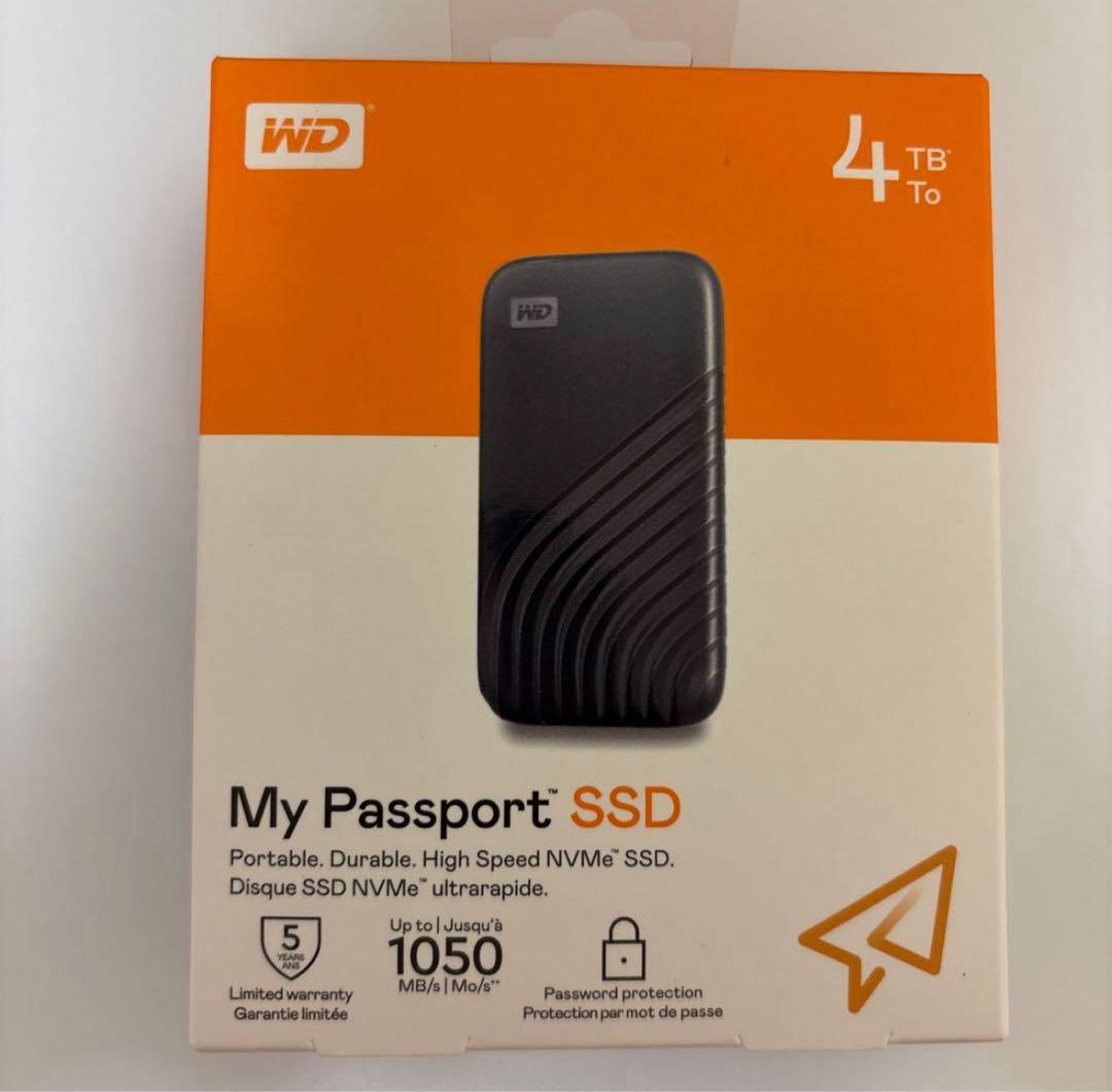 【田中太郎】　WD My Passport SSD 4TB