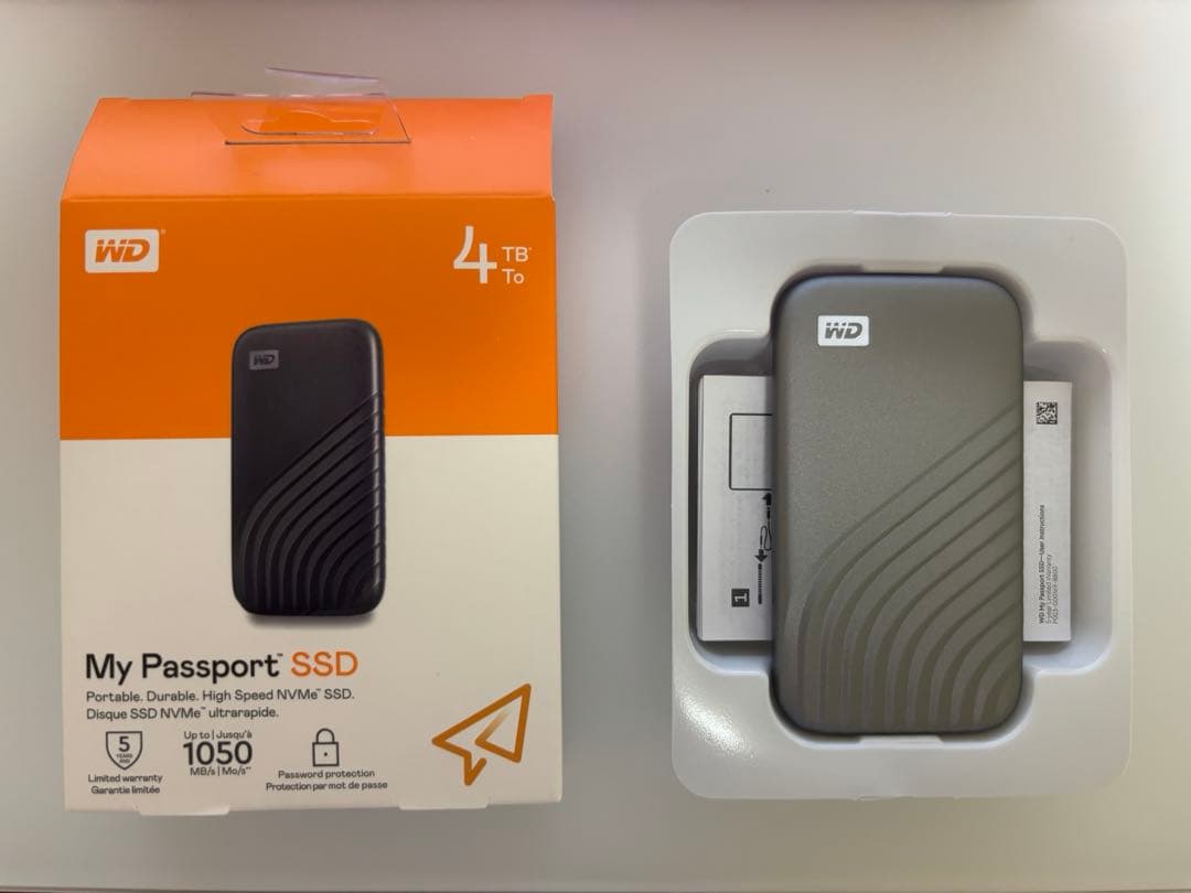 【田中太郎】　WD My Passport SSD 4TB