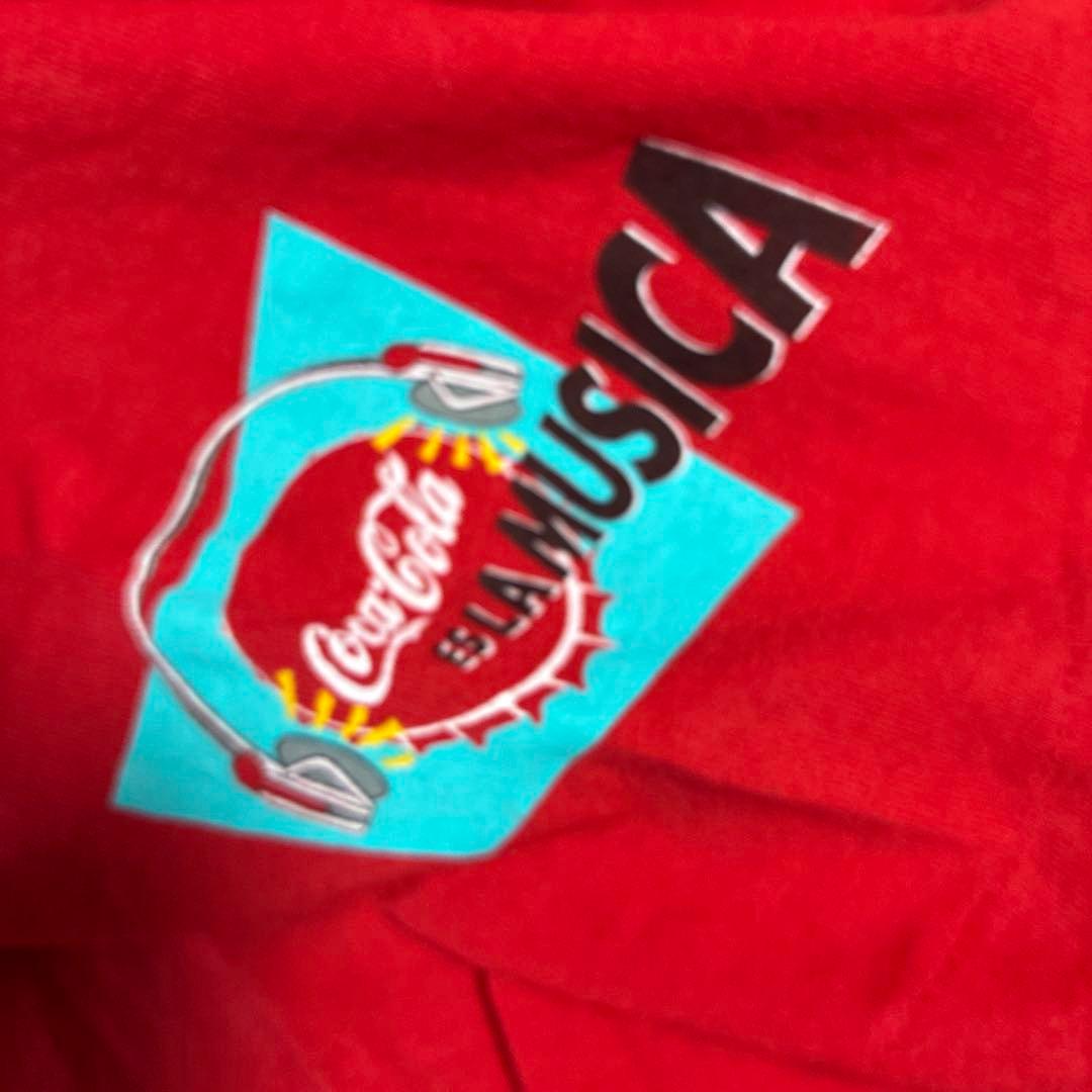 ビンテージ希少ユーロ製90s Coca-Cola Tシャツ