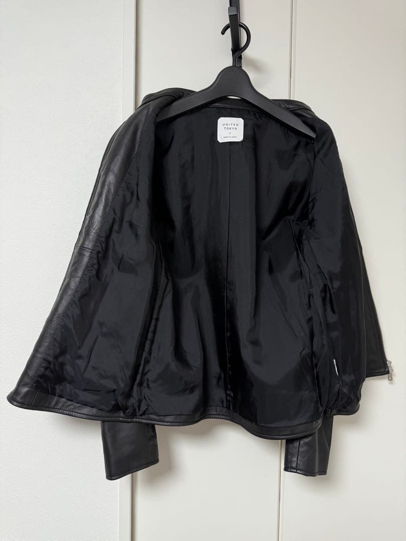 UNITED TOKYO シングルライダースジャケット