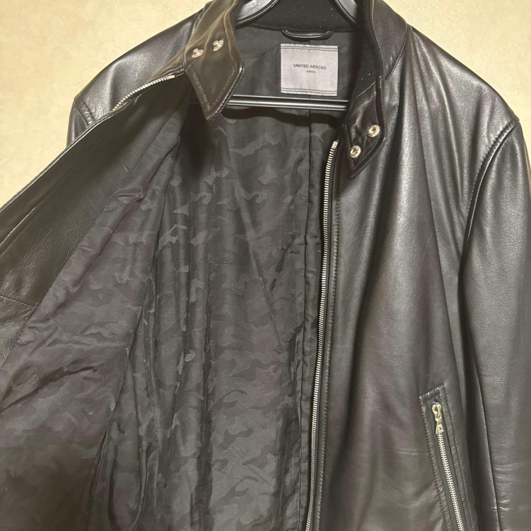 UNITED ARROWS 羊革 レザージャケット
