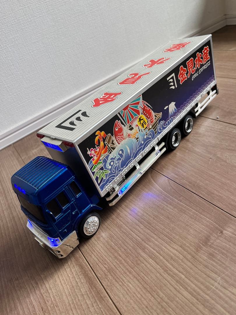 1番星　デコトラ模型　電飾付き　２台 アオシマ トラック野郎 ダンププラモデル