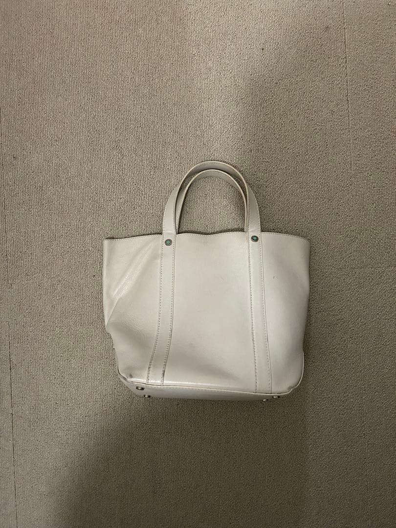 バッグ Tiffany leather hand bag reversible