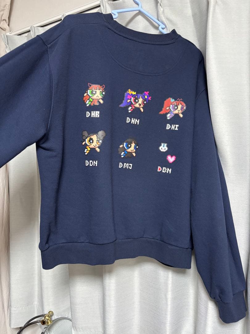 パワーパフガールズ×Newjeans コラボ スウェット　Lサイズ