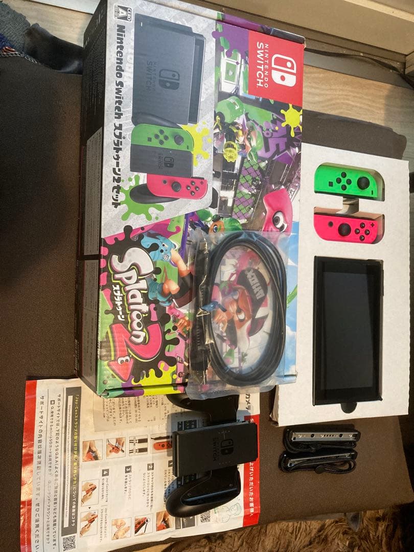 （領収書付き）Nintendo Switch 本体　付属品全部完備