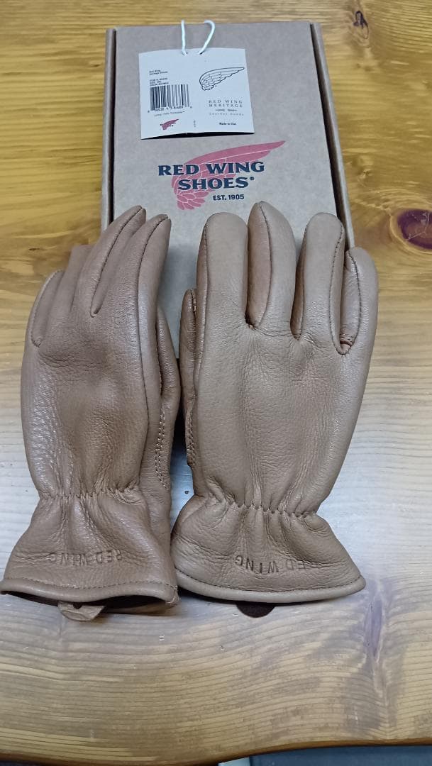 RED WING ・ レザー・手袋 ・ブラウン・グローブ・95230