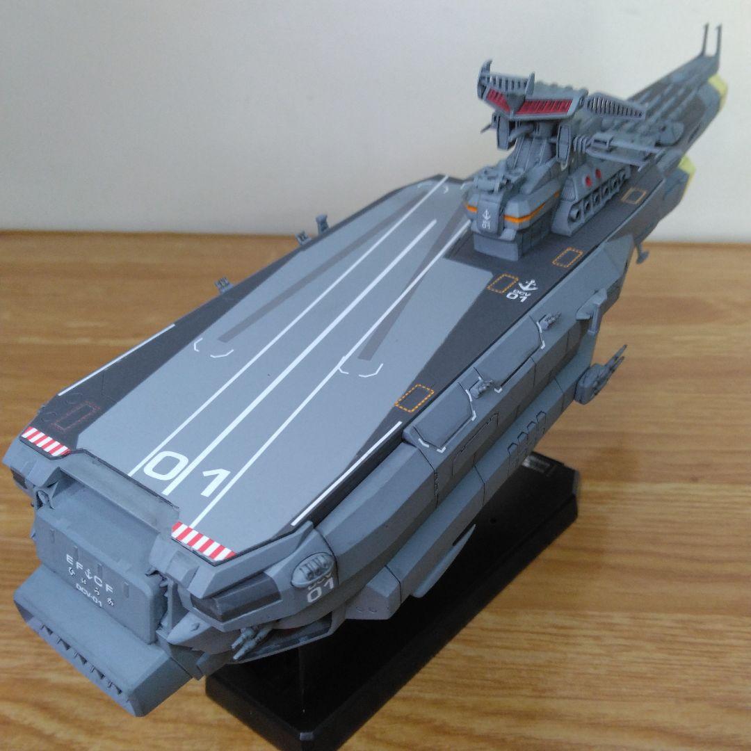 宇宙戦艦ヤマト3199 1/1000戦闘航宙母艦ヒュウガ全塗装完成品