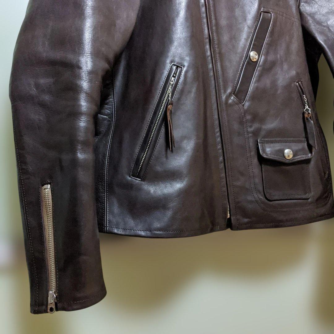 専用】美品 FILL THE BILL ホースレザーライダースジャケット