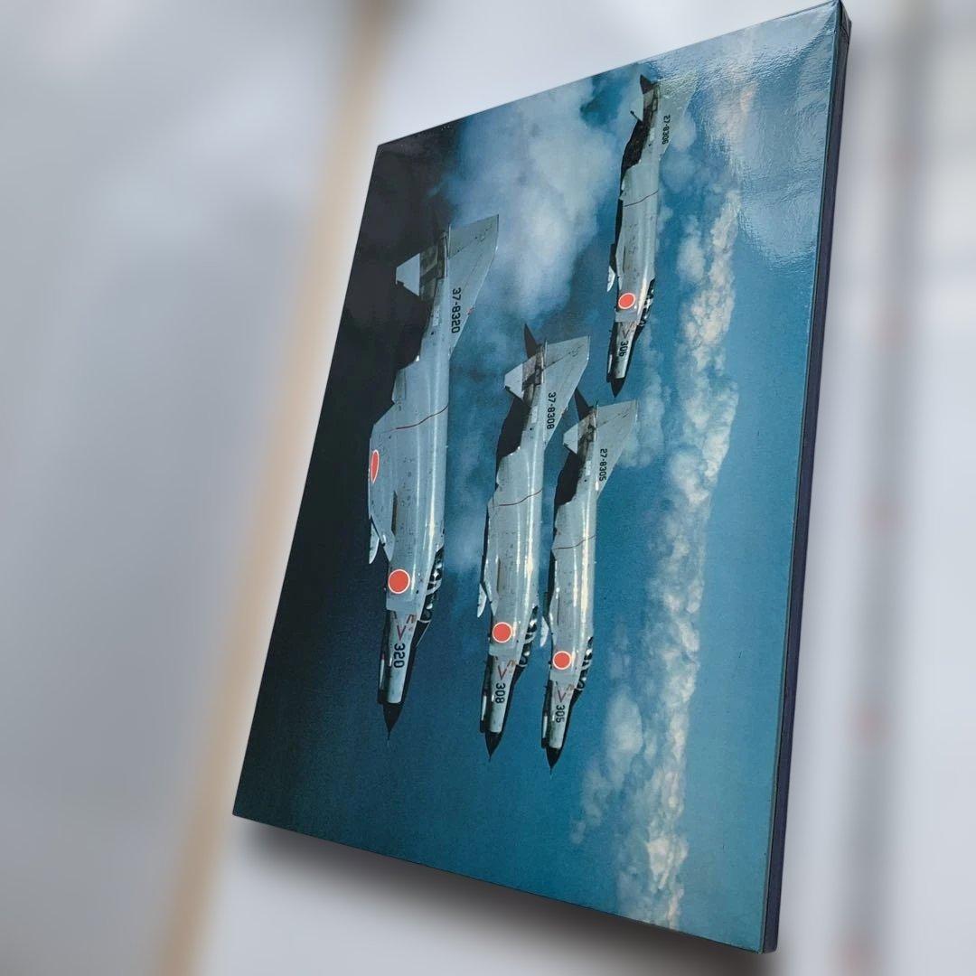 値下げ！航空ファンの方 F4 ファントム 壁掛け写真 自衛隊基地購入 希少