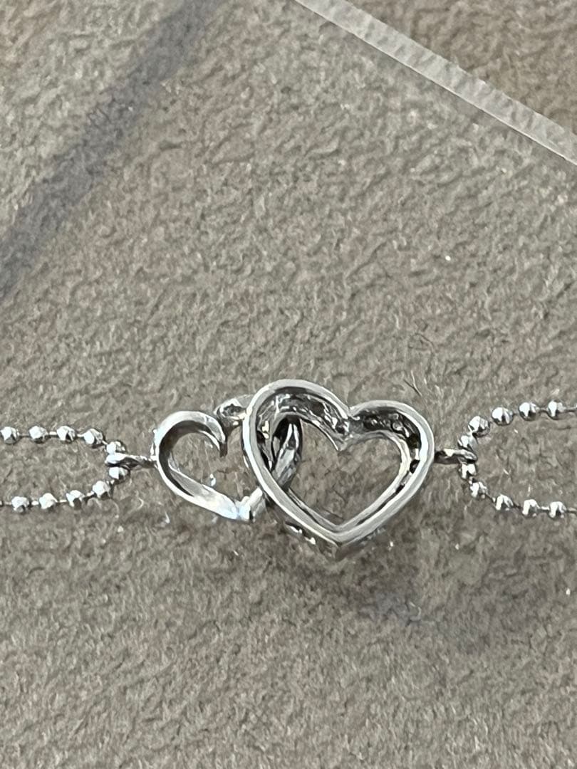 希少！超美品TSUTSUMI/14kWGダイヤ・アンクレット