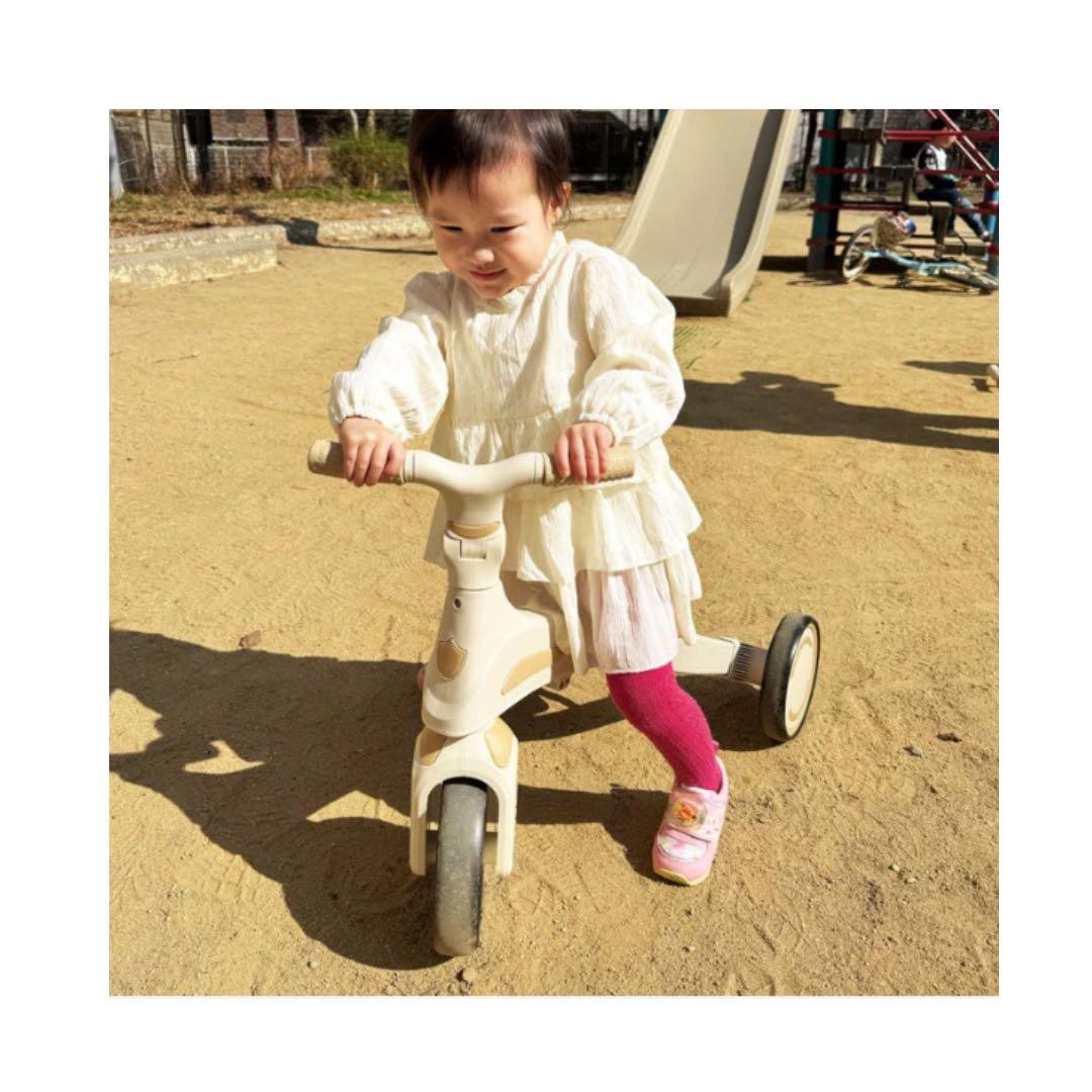 7in1 子ども用三輪車 赤 押し棒付き 1〜5歳 安全ガード付