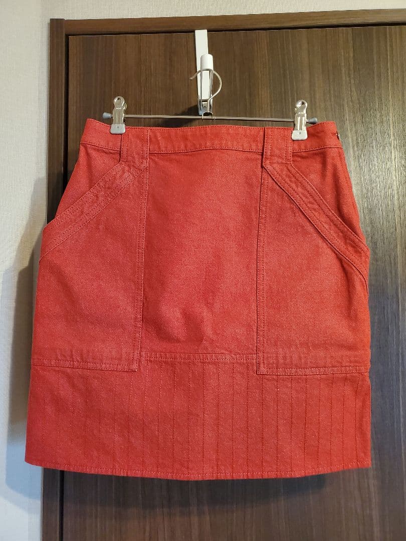 び*じ様 最終特価【新品未使用】HERMES レッド タイトミニスカート