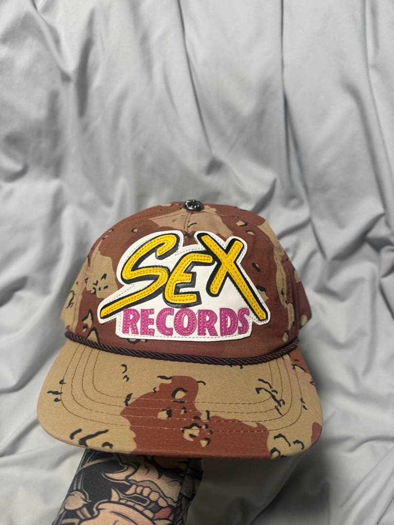 SEX RECORDS 迷彩キャップ chrome Hearts