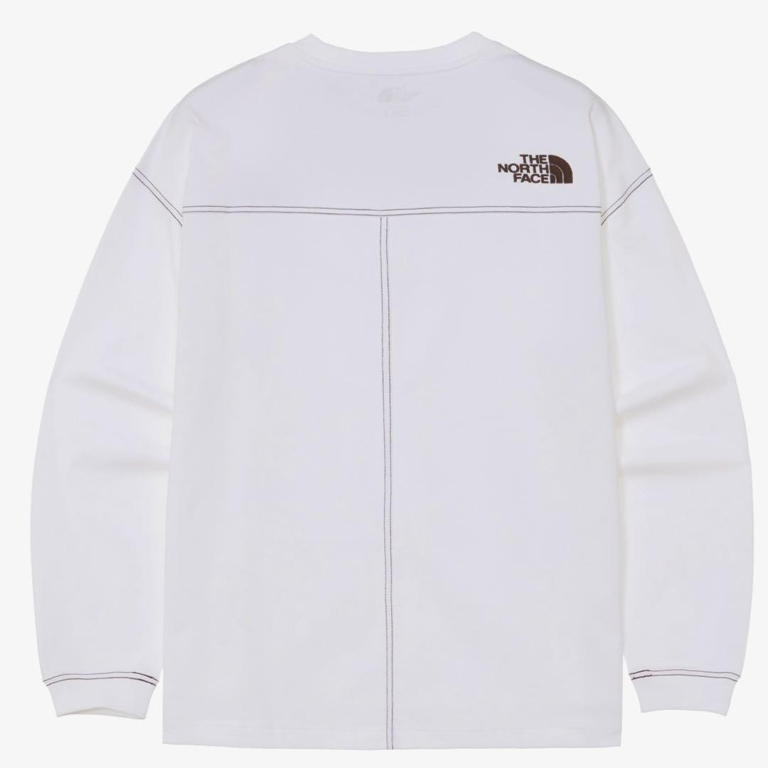 【韓国限定】ノースフェイス ESSENTIAL L/S R/TEE Lサイズ長袖