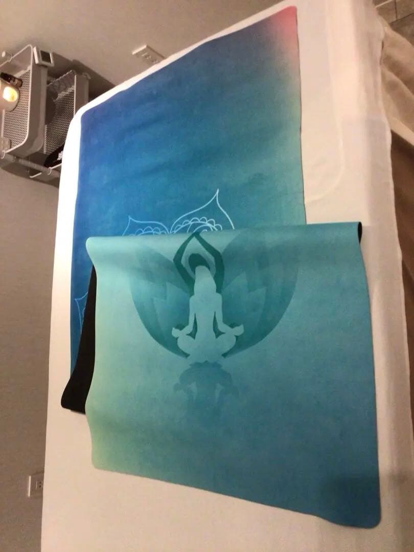 トレーディングカード用マット 青色曼荼羅