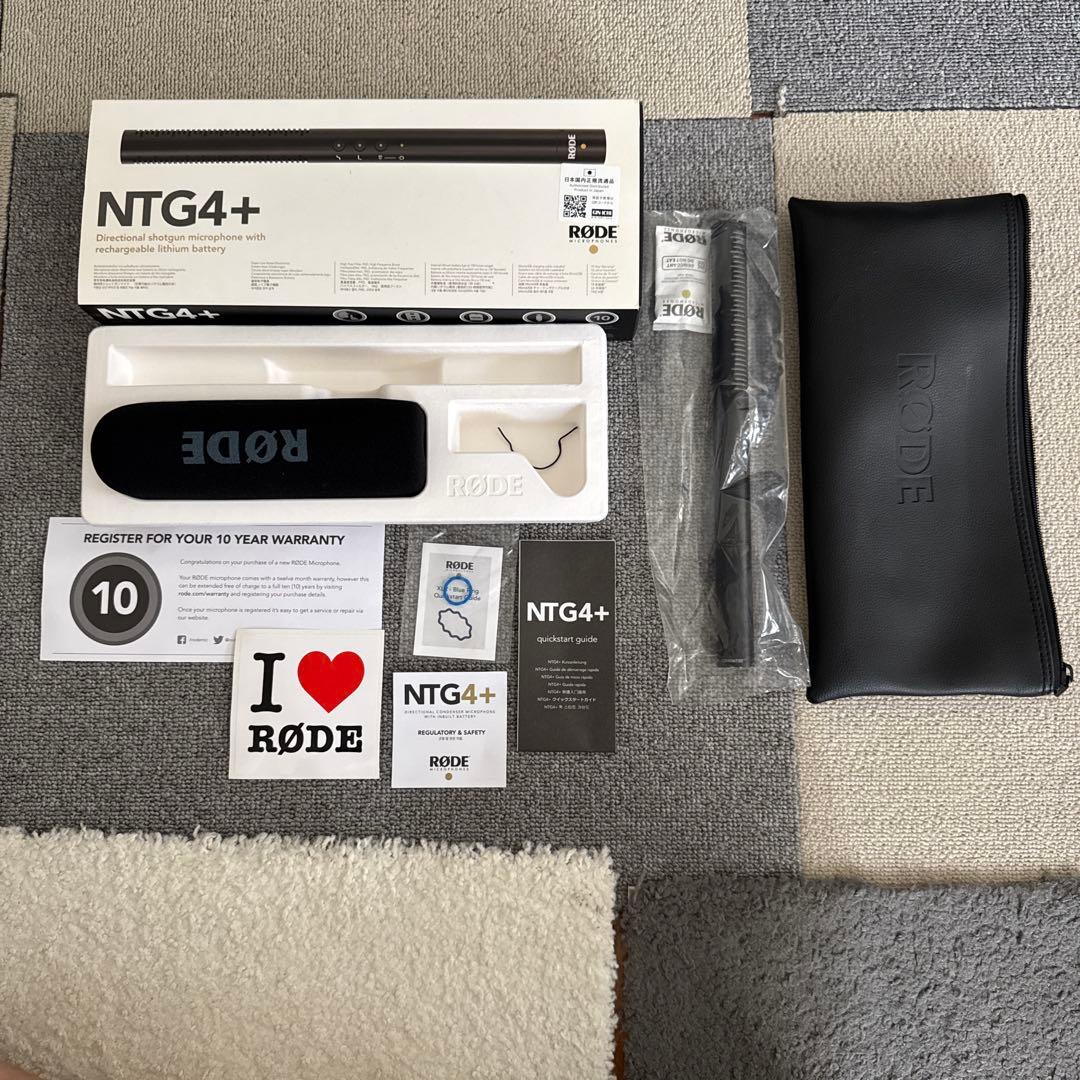 RODE マイク NTG4+ ショットガンマイク