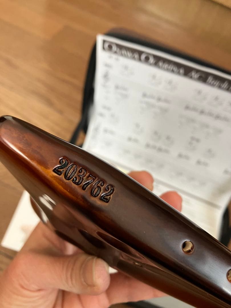 美品⭐︎OsawaトリプルオカリナＴU アルトC管seriesⅡ 漆仕上げ