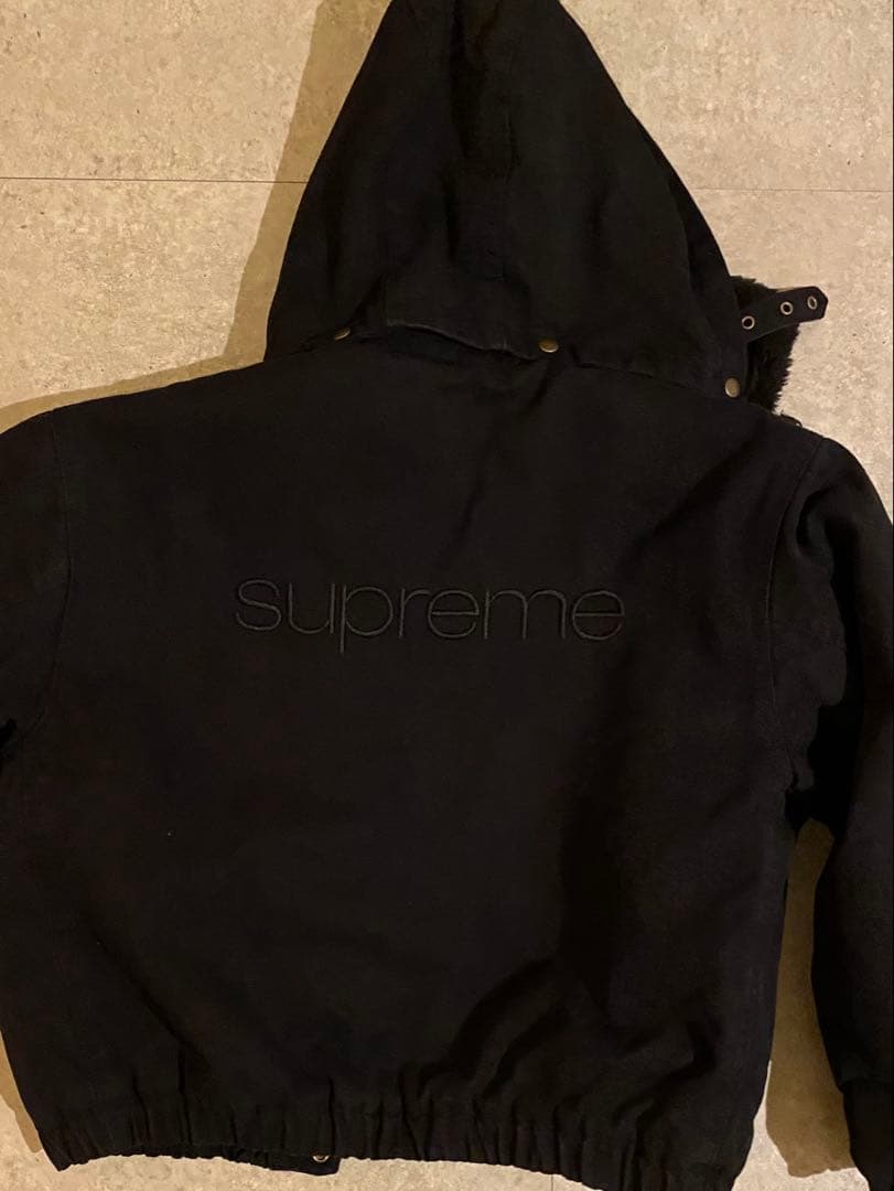 ブラックフリースジャケット　supreme