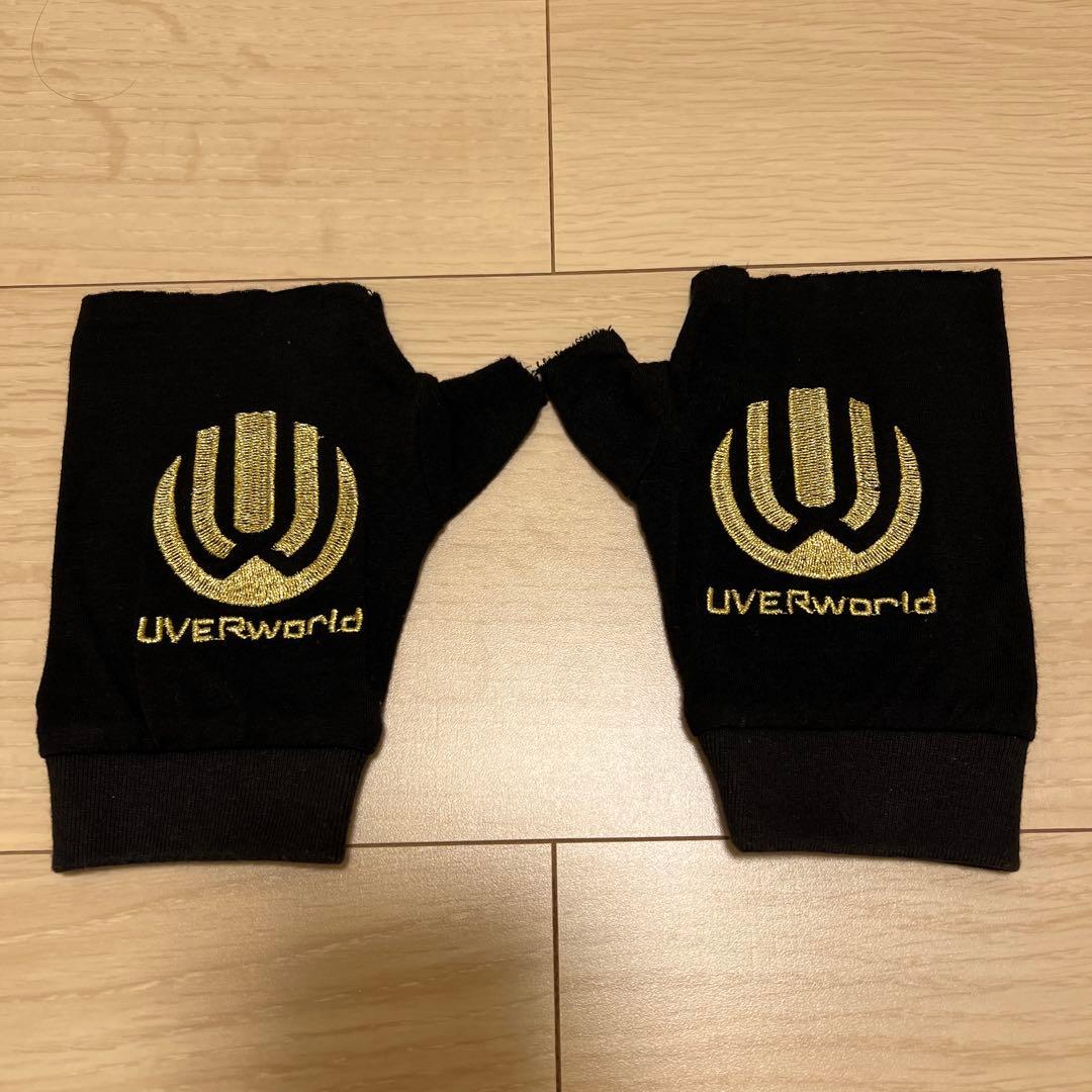 UVERworld グローブ 金色ロゴ