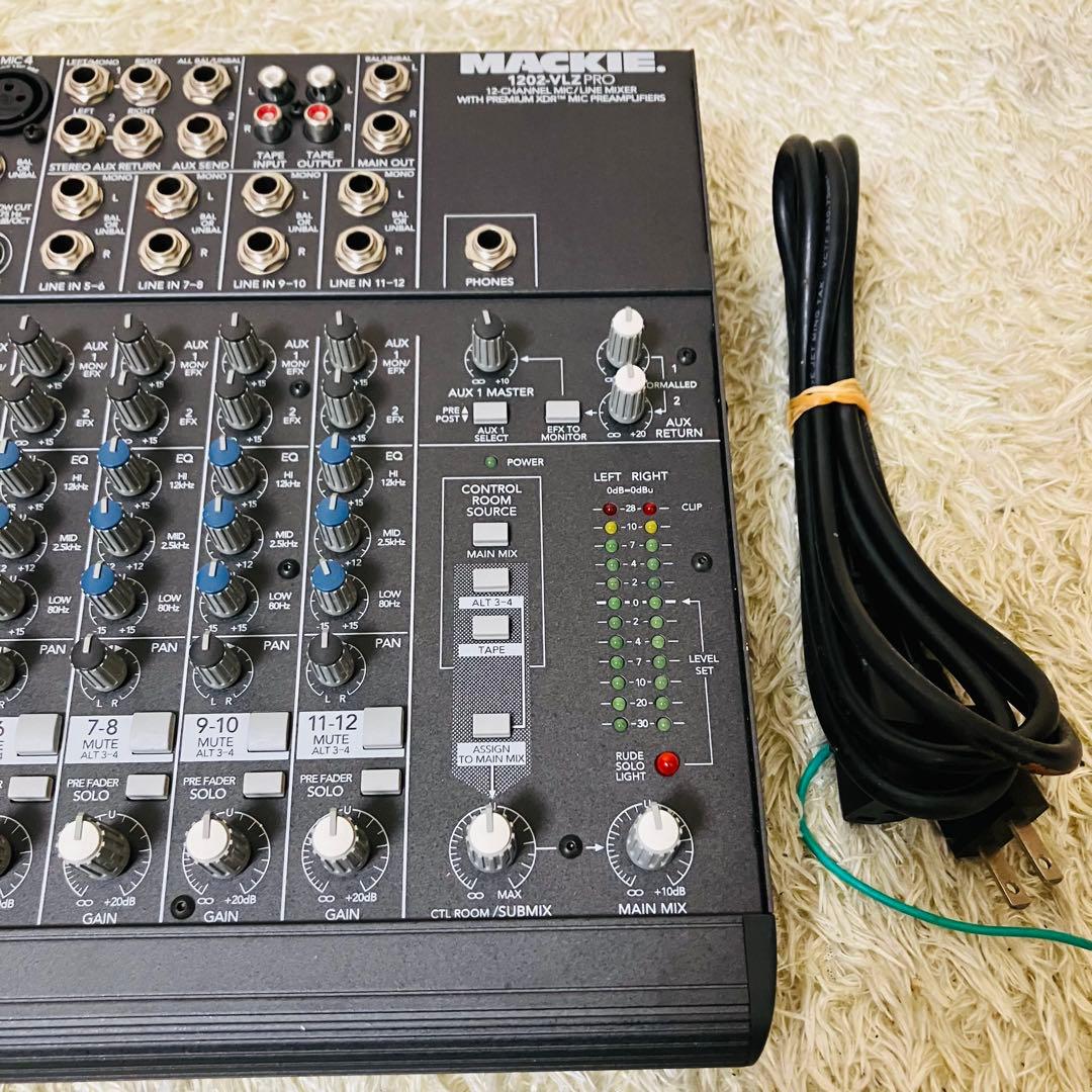 【希少】MACKIE 1202-VLZ PRO アナログミキサー