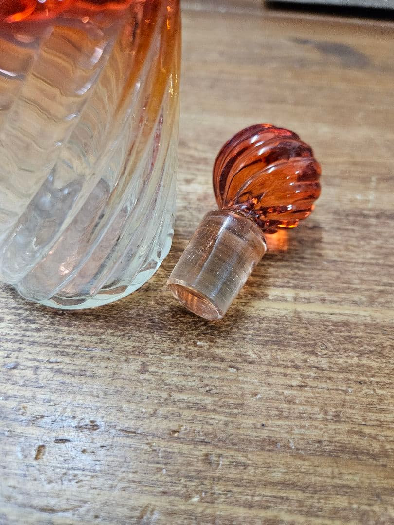 オールドバカラ BACCARAT バンブー ローズ 香水瓶 蓋付き ボトル