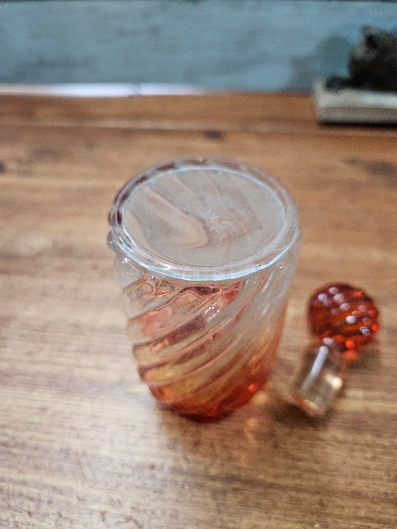 オールドバカラ BACCARAT バンブー ローズ 香水瓶 蓋付き ボトル