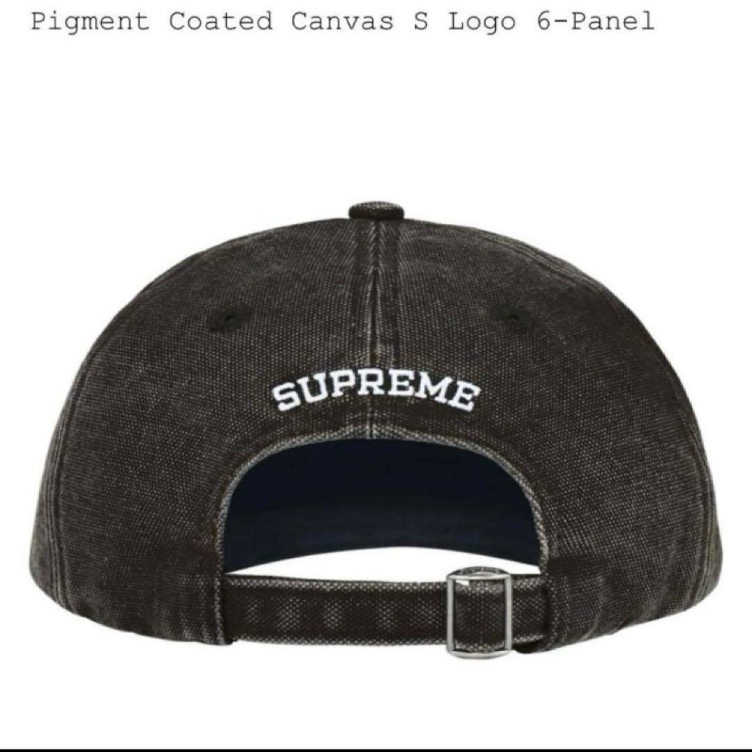 【新品】Supreme Pigment S Logo 6-Panel 黒