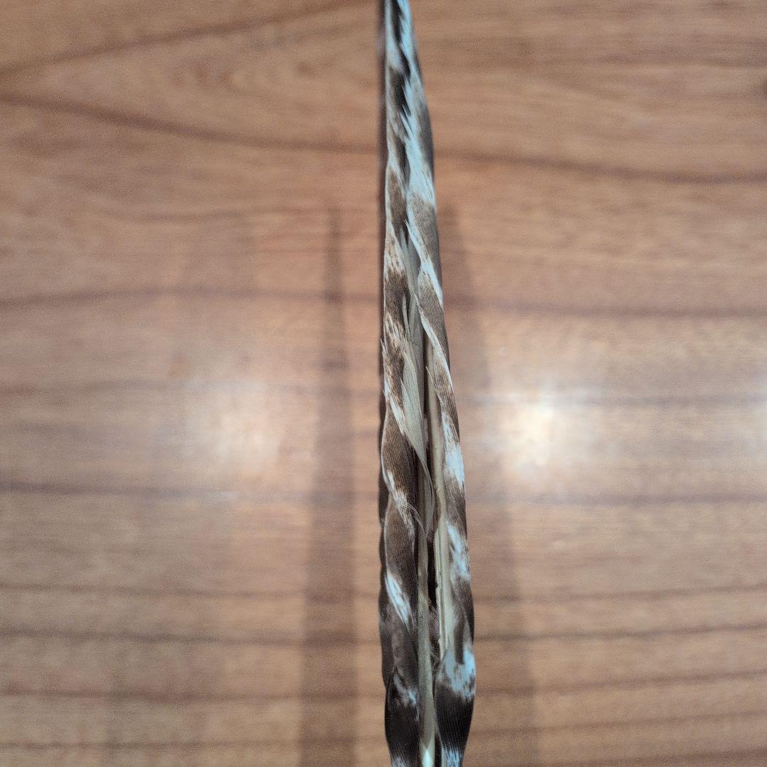 羽箒2点　(1点は未使用 箒博作)