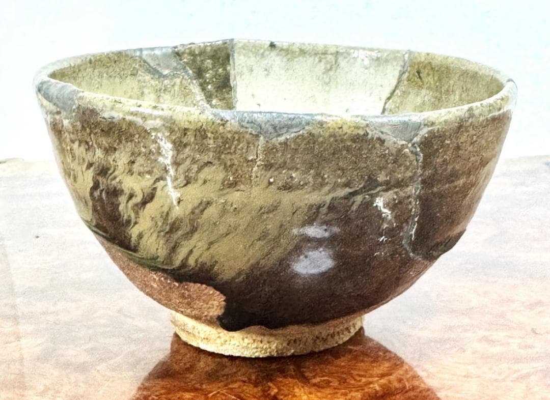 桃山時代 古朝鮮唐津茶碗 発掘品 古茶碗 ウブ品 入手困難 骨董 WWTT408