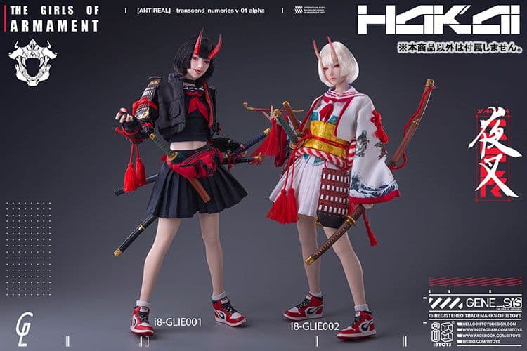 ザ ガールズ オブ アーマメント 大神公奈 大神莉月彩 フィギュア 2体セット