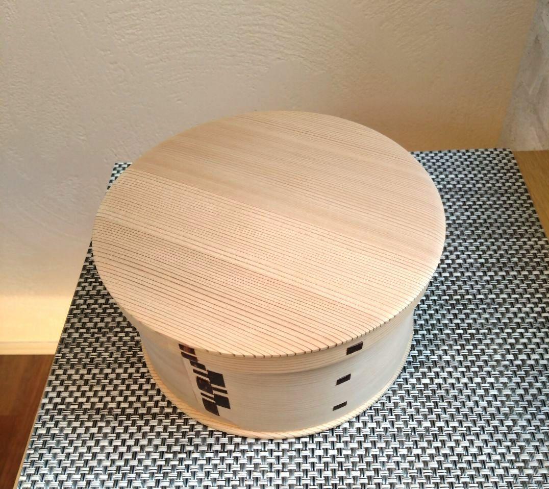 柴田慶信商店　天然秋田杉　白木　おひつ　曲げわっぱ　ホームパーティー