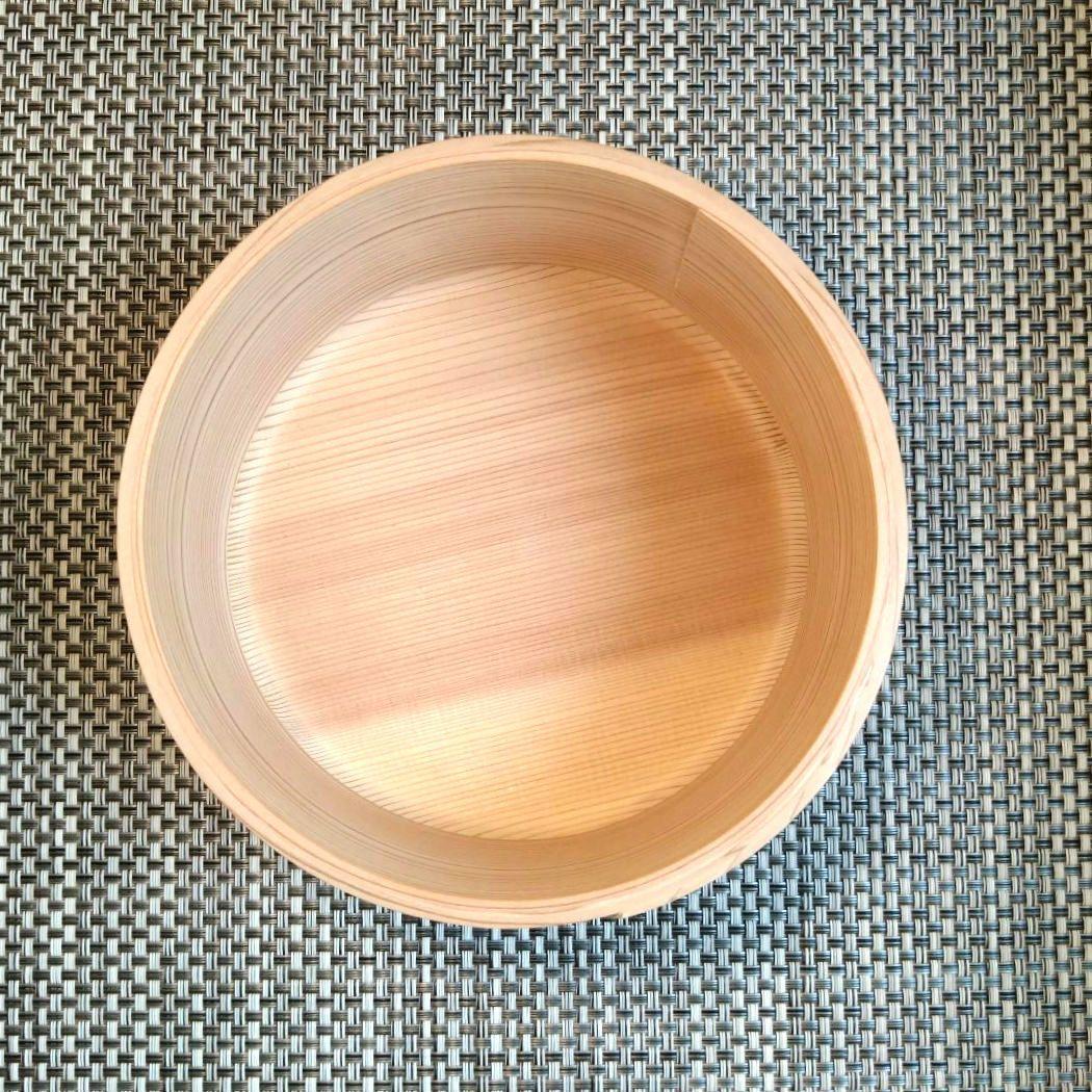 柴田慶信商店　天然秋田杉　白木　おひつ　曲げわっぱ　ホームパーティー