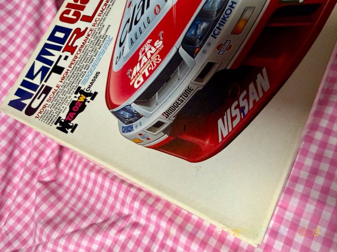 未組み立て★タミヤ◆ニスモ・クラリオンGT-RLM TA02Wシャーシ 1/10