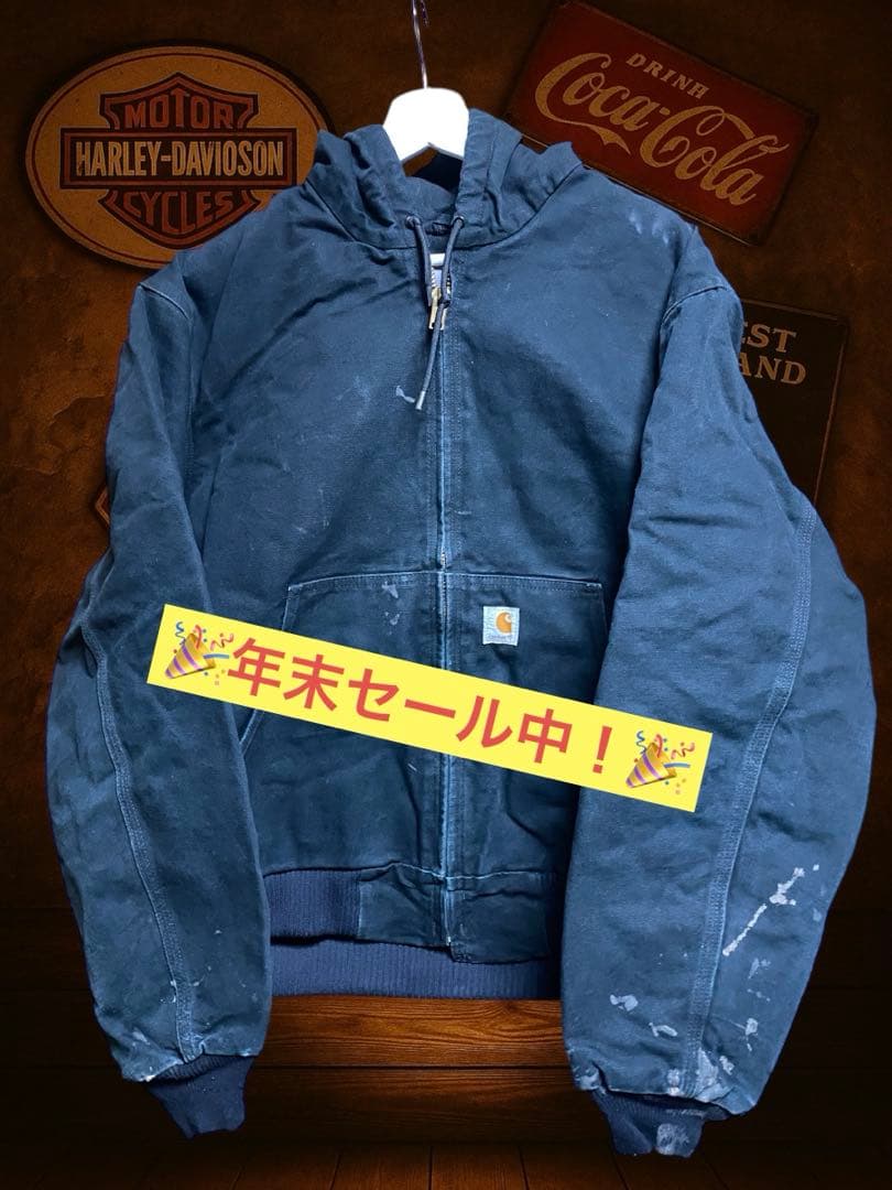 【年末セール中！】carhartt アクティブジャケット ブラック USA製