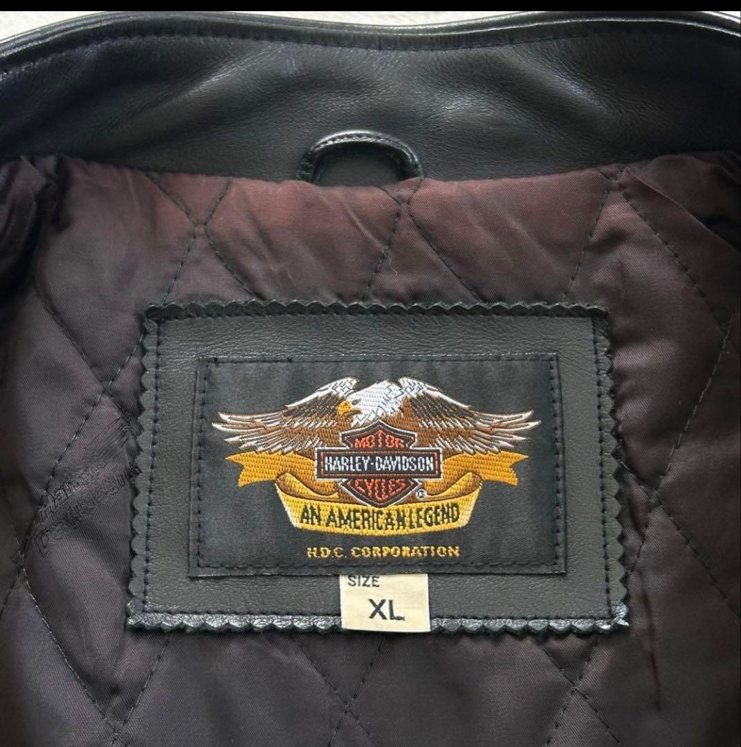 90s ブラック シングルライダースジャケット