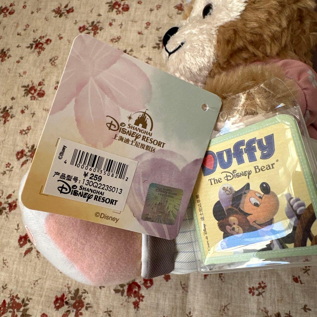 上海ディズニー❤️春日　ダッフィー＆シェリーメイ　ぬいぐるみSS