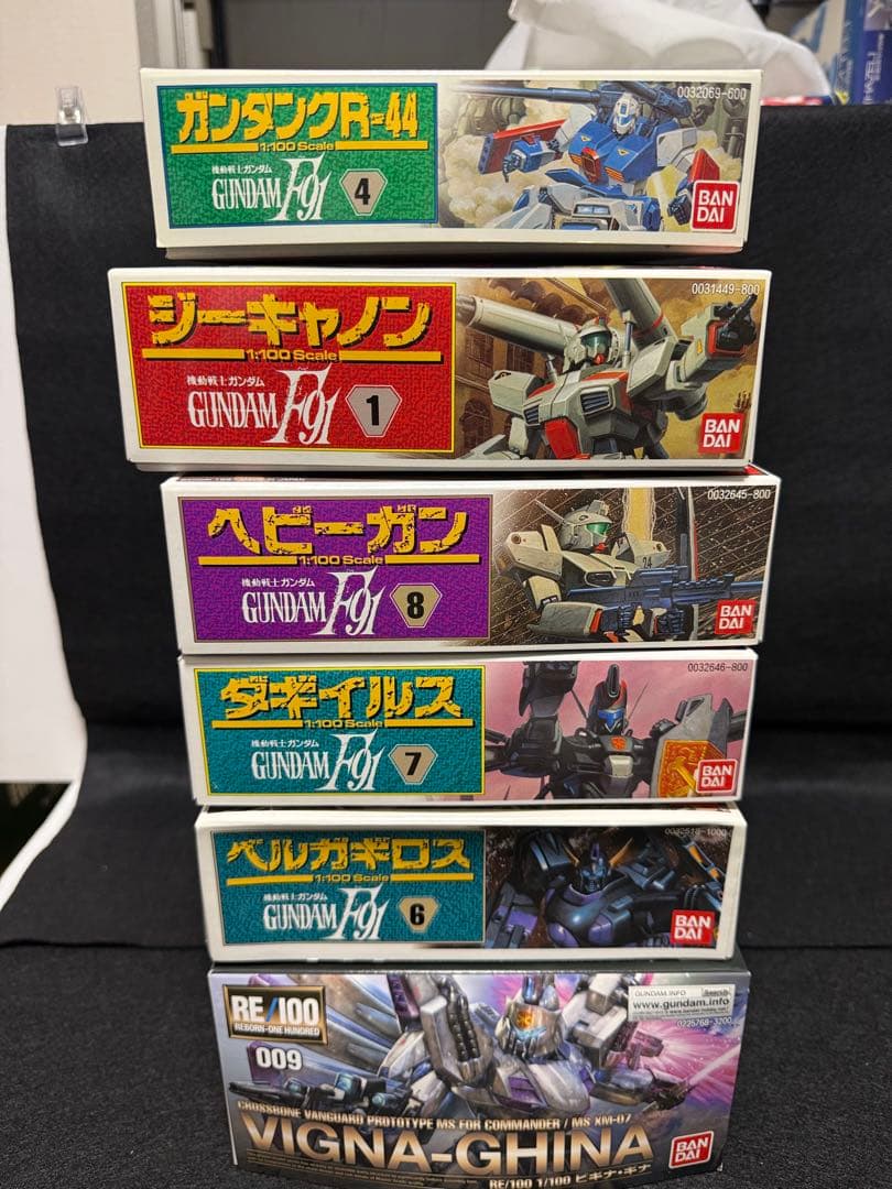 ガンダムF91 　ビギナギナ　ダギイルス　他6点セット　ガンプラ