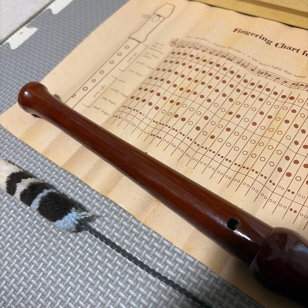 【ドイツ製】木製 Schreiber ソプラノリコーダー　シュライバー