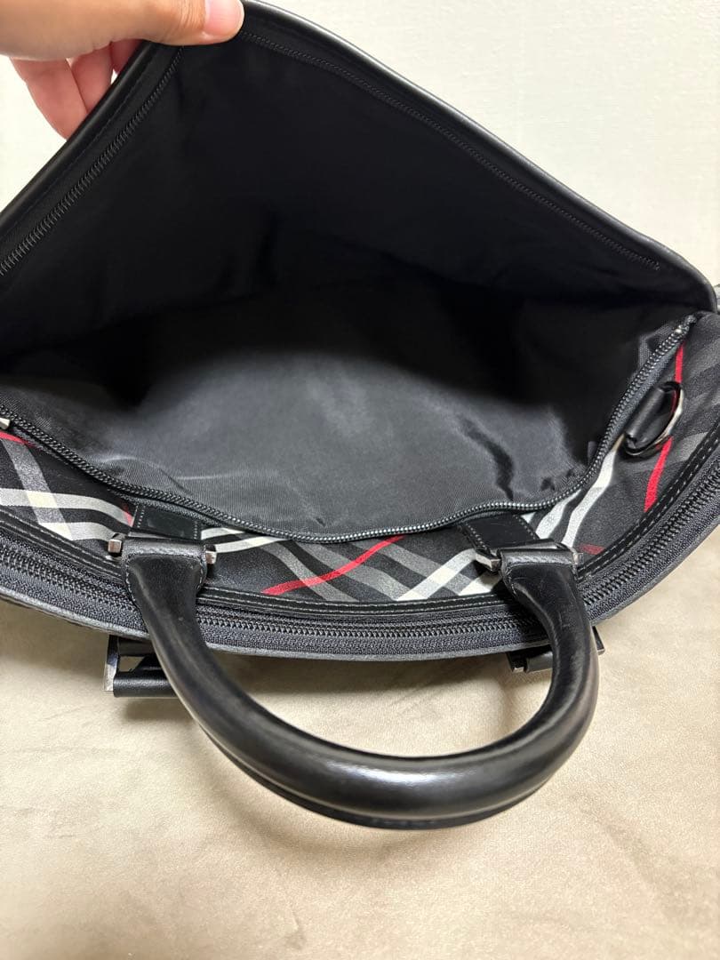 BURBERRY バーバリー ブラック ビジネスバッグ