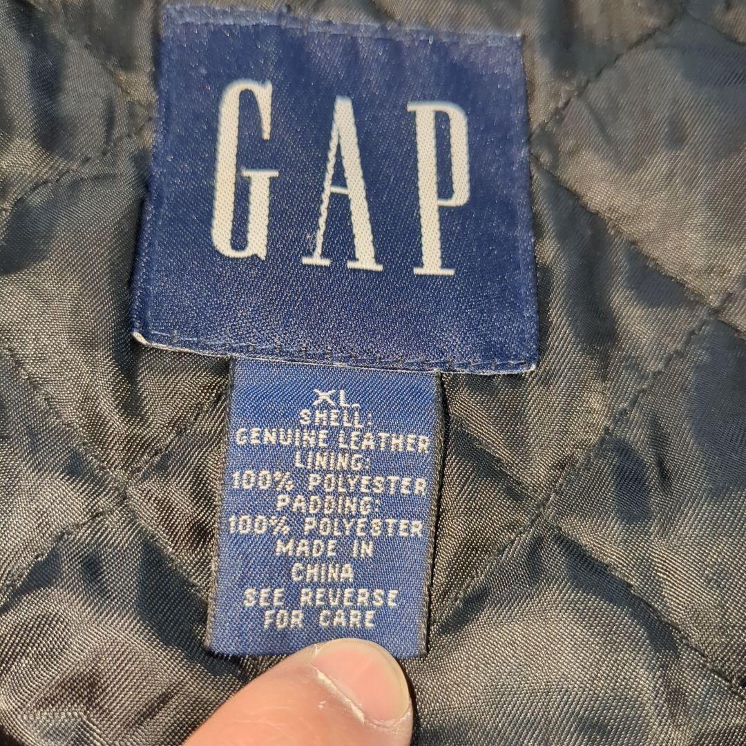 美品 オールドギャップ レザージャケット ブルゾン 牛革 XLサイズ ブラック