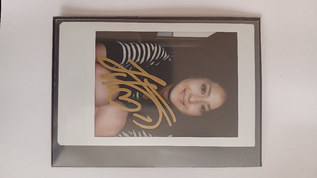 ★ 仮面ライダー電王 野上愛理 (松本若菜) サインにスレ有 生チェキ♡