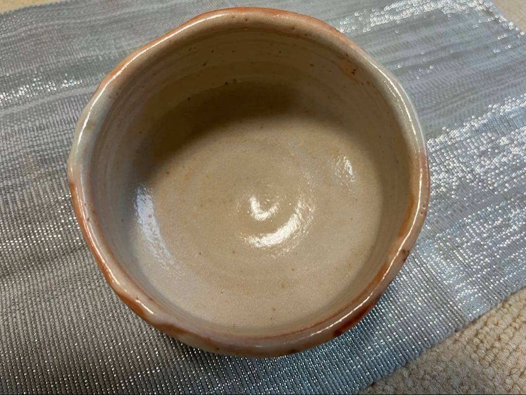 菊泉窯 田中源彦・造 志野焼「通天」写し 抹茶茶碗