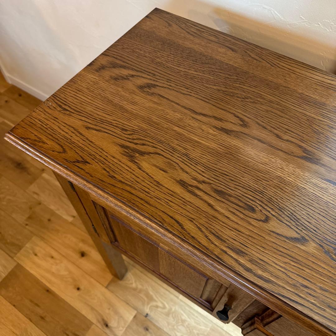 美品 アメリカ製 サイドボード オーク材 アンティーク ヴィンテージ