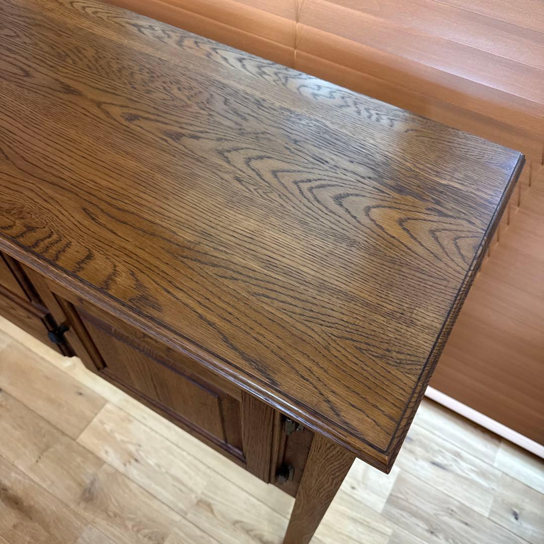 美品 アメリカ製 サイドボード オーク材 アンティーク ヴィンテージ