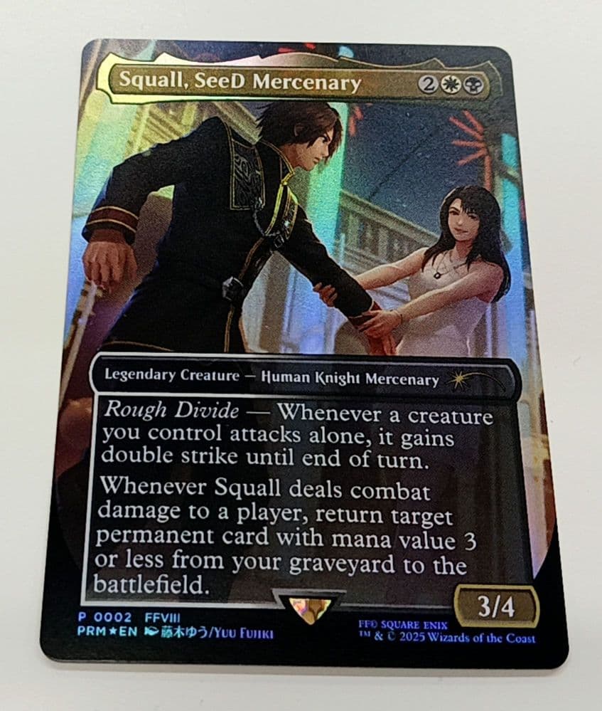 SeeDの傭兵、スコール スタンダードショーダウンプロモfoil