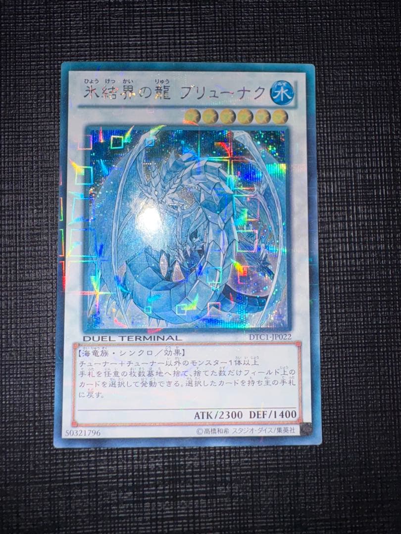 氷結界の龍 ブリューナク DTC シークレット 1枚 1103