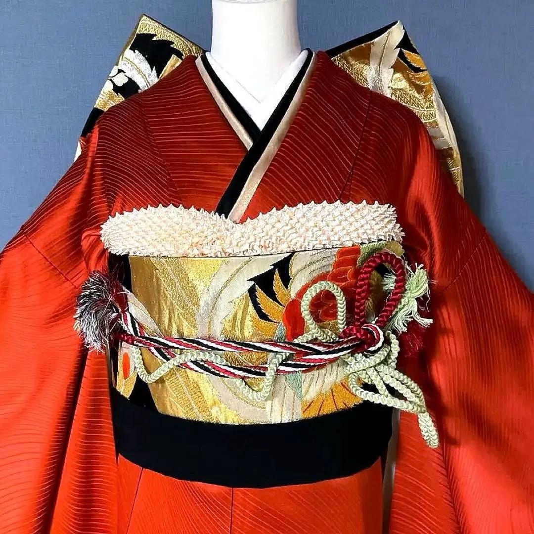 25点　振袖フルセット 手染め 新品ショール着付け道具付き　成人式振袖　振袖