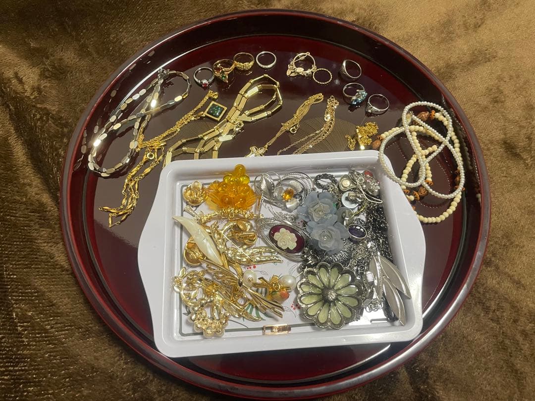 さ*☆様 遺品整理 まとめ K10 K18 指輪 ピアス ブローチ　生前整理　ア