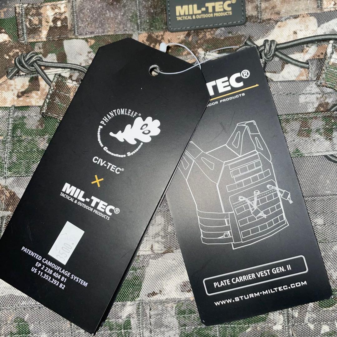 Mil-Tec ミルテック プレートキャリアベストGen.II ファントムリーフ