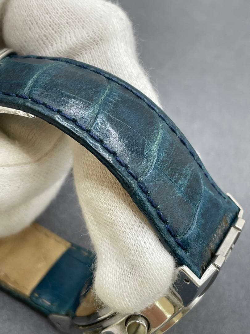 M148 FENDI フェンディ クロノグラフ 腕時計 クオーツ 青文字盤